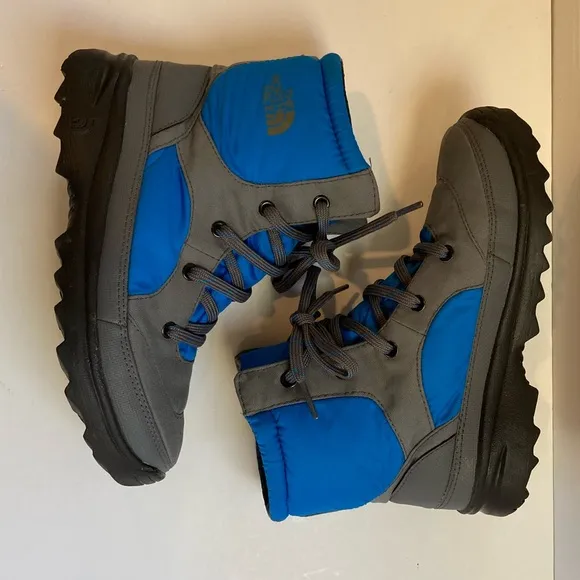 North Face Boys Lace Up Winter Snow Boots