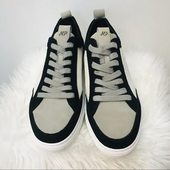 NWT Maxim Pardi Men’s Verona Low top sneakers sz 9.5 black white gray