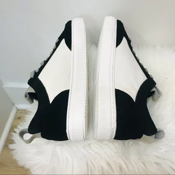 NWT Maxim Pardi Men’s Verona Low top sneakers sz 9.5 black white gray