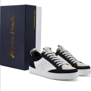 NWT Maxim Pardi Men’s Verona Low top sneakers sz 9.5 black white gray