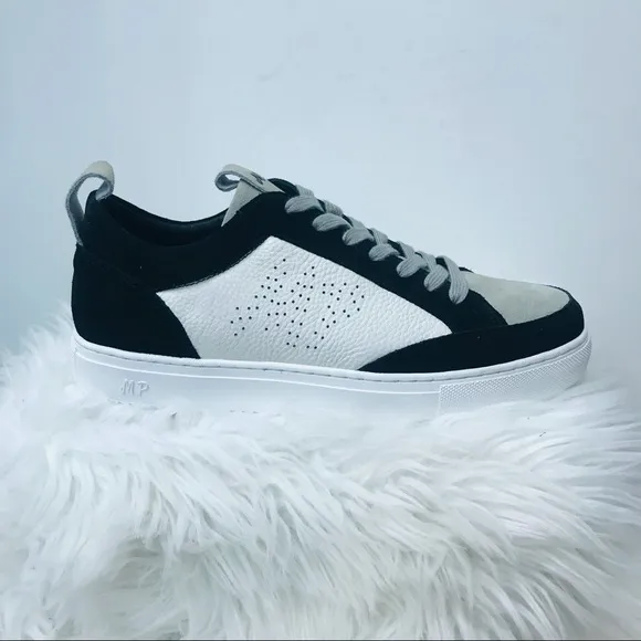 NWT Maxim Pardi Men’s Verona Low top sneakers sz 9.5 black white gray