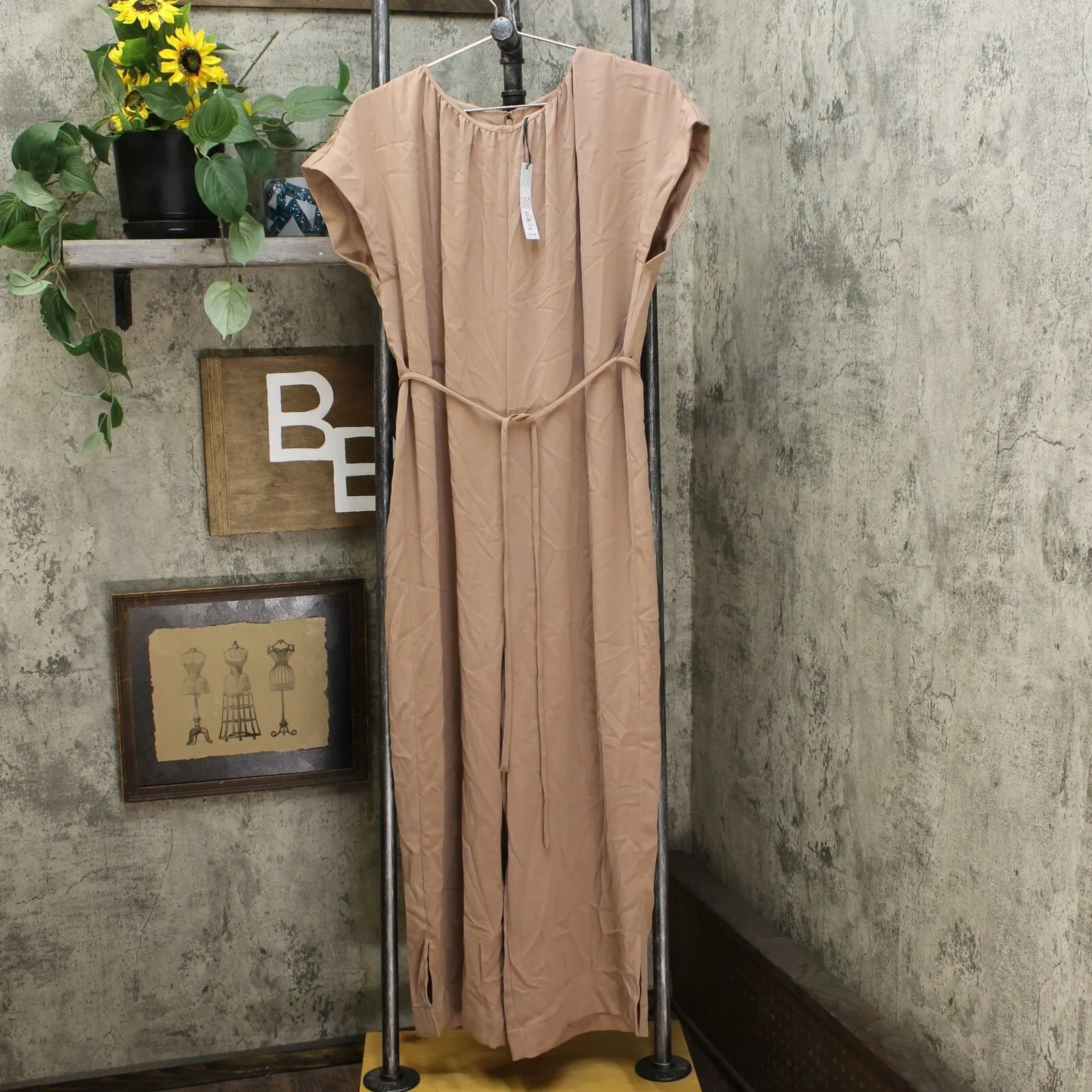 NWT Prologue Women's Short Sleeve Ankle Length Jumpsuit. 565441 Large