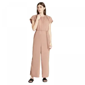 NWT Prologue Women's Short Sleeve Ankle Length Jumpsuit. 565441 Large