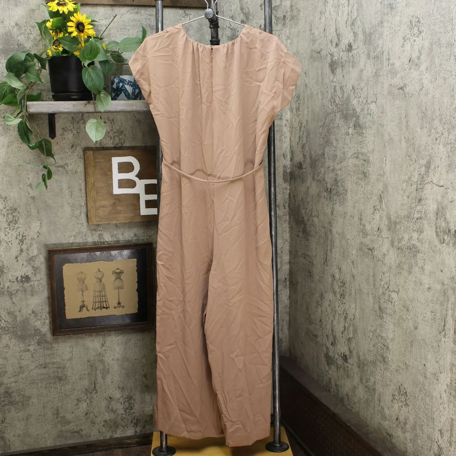 NWT Prologue Women's Short Sleeve Ankle Length Jumpsuit. 565441 Large