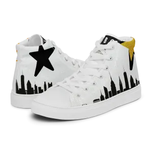 NYC - Women’s high top canvas shoes