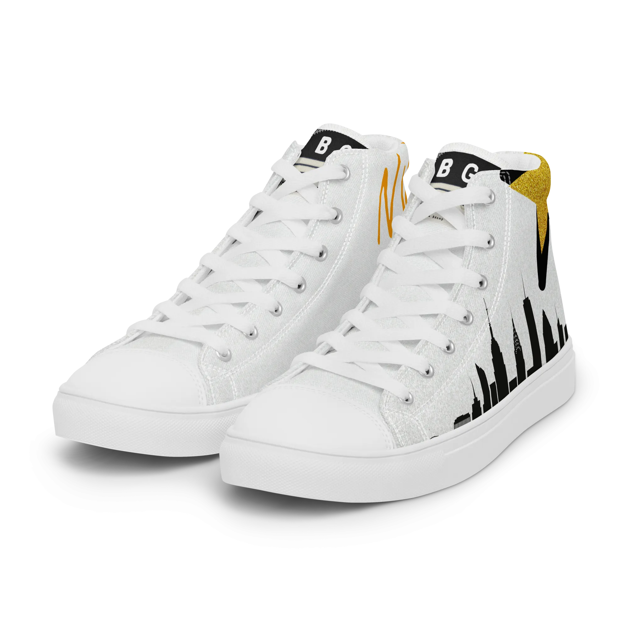 NYC - Women’s high top canvas shoes