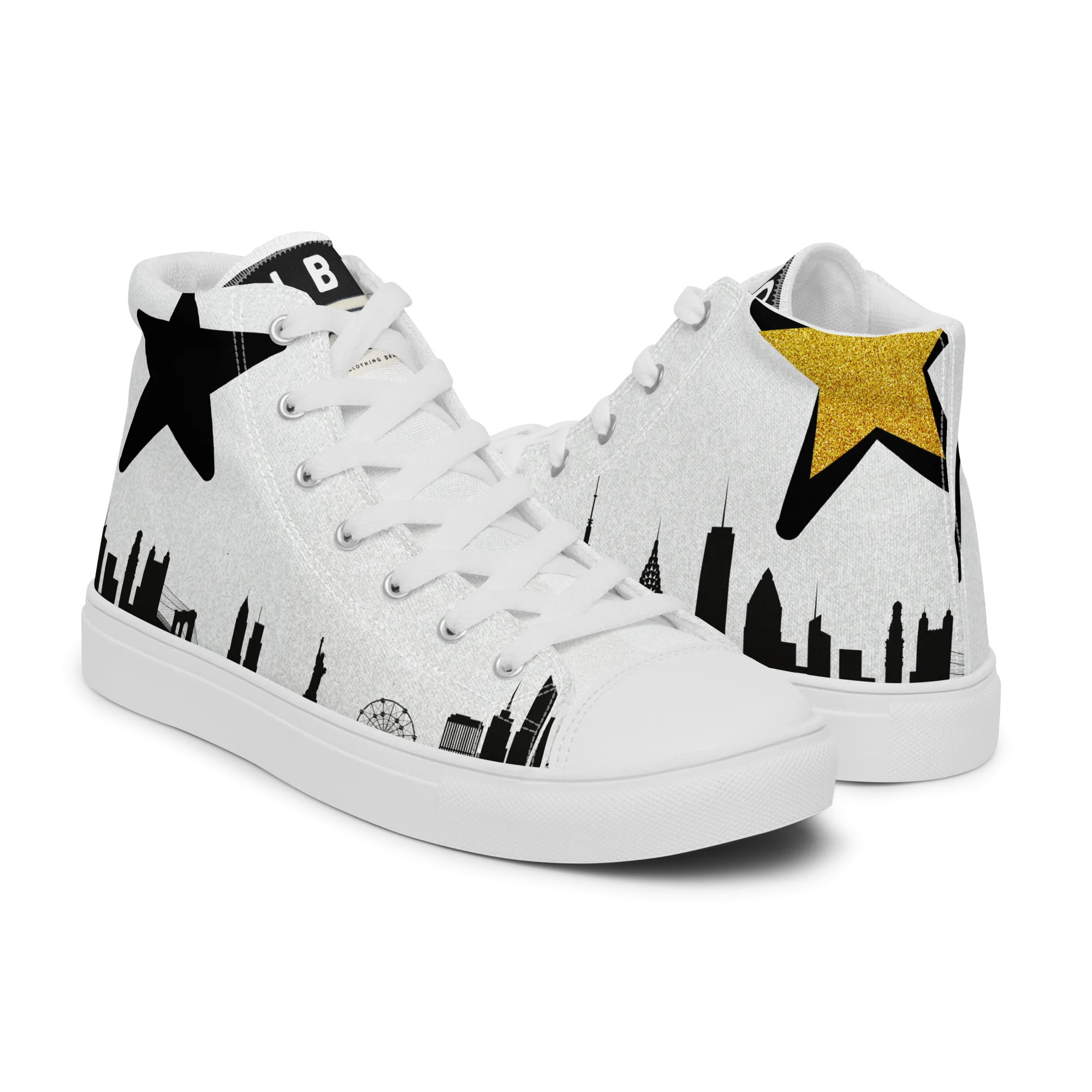 NYC - Women’s high top canvas shoes
