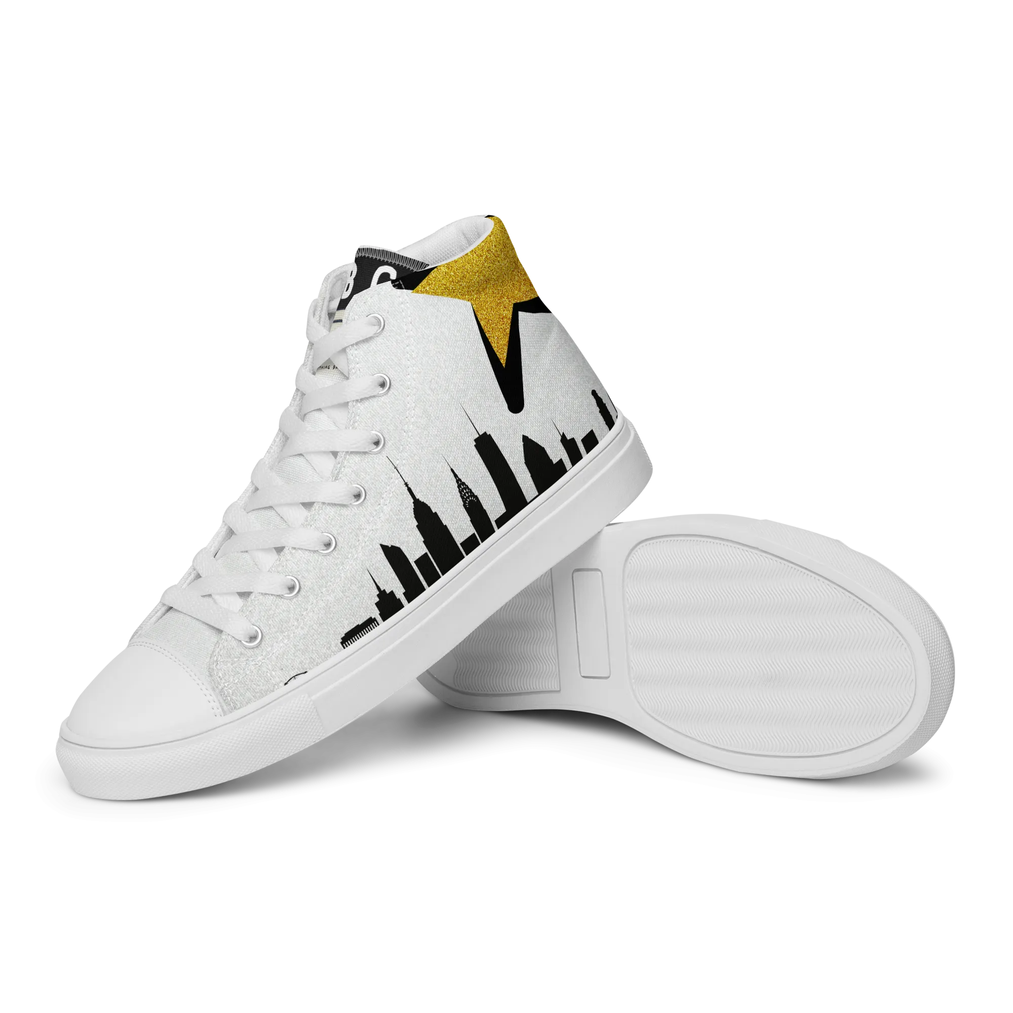NYC - Women’s high top canvas shoes