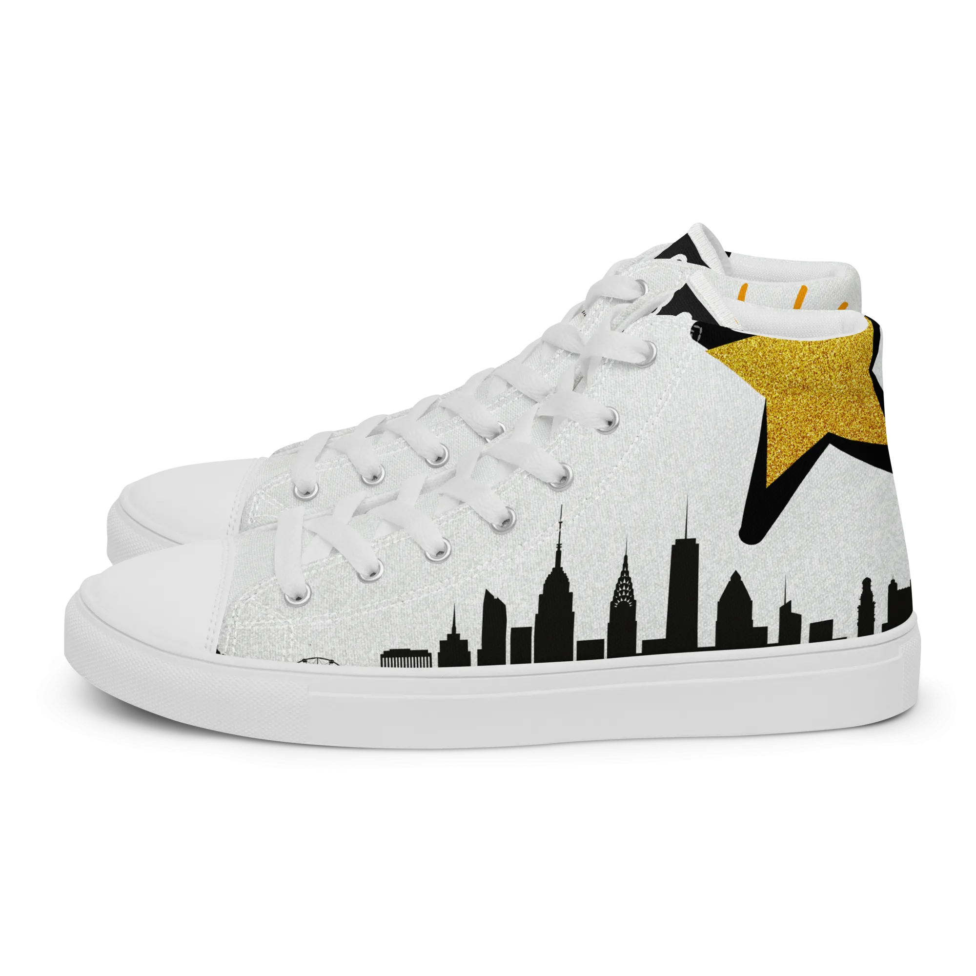 NYC - Women’s high top canvas shoes