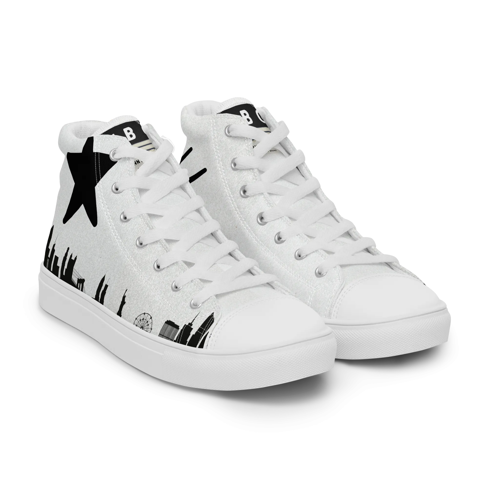 NYC - Women’s high top canvas shoes