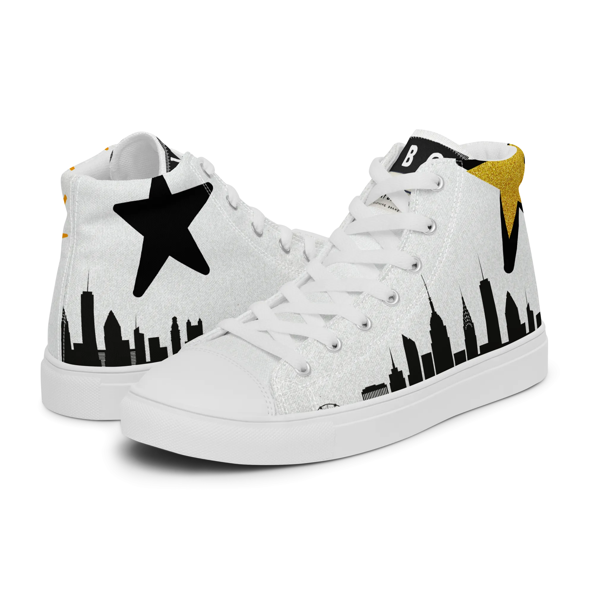 NYC - Women’s high top canvas shoes