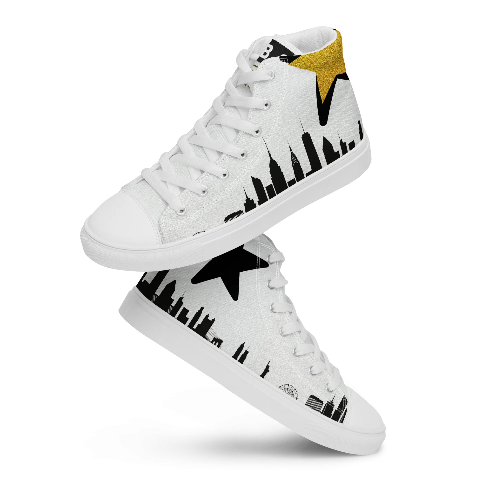 NYC - Women’s high top canvas shoes