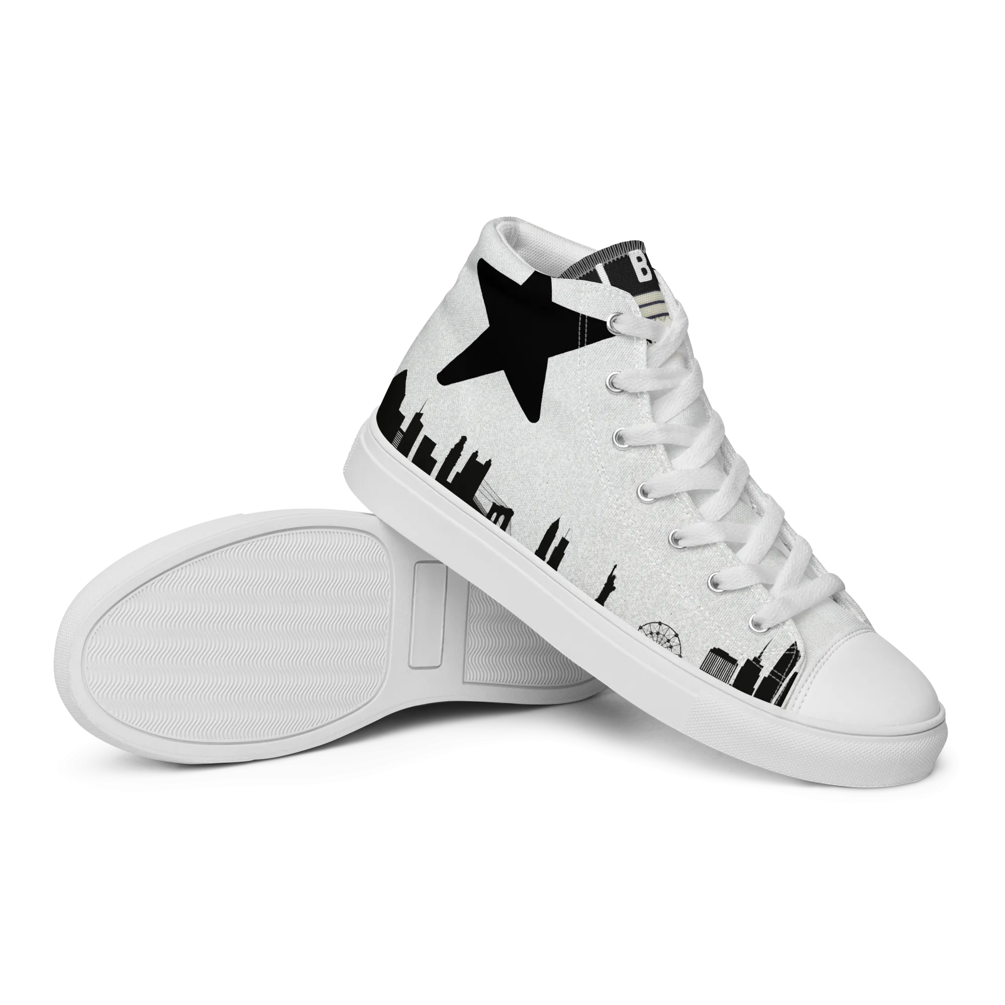 NYC - Women’s high top canvas shoes
