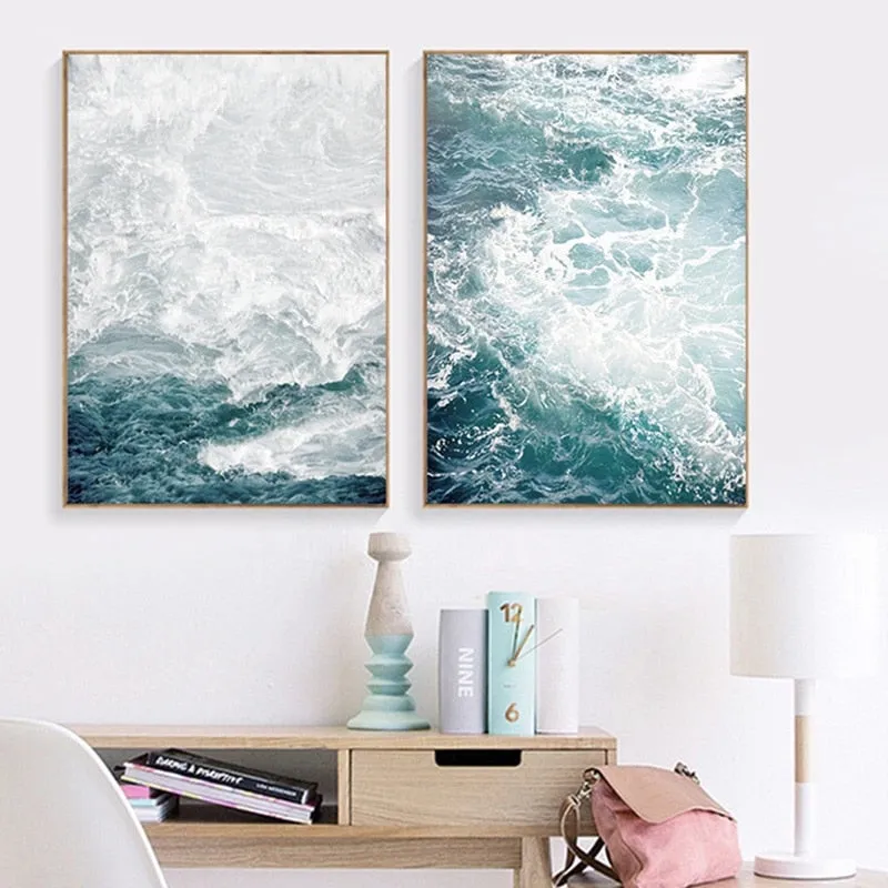 Ocean Wave Landscapes Wall Art