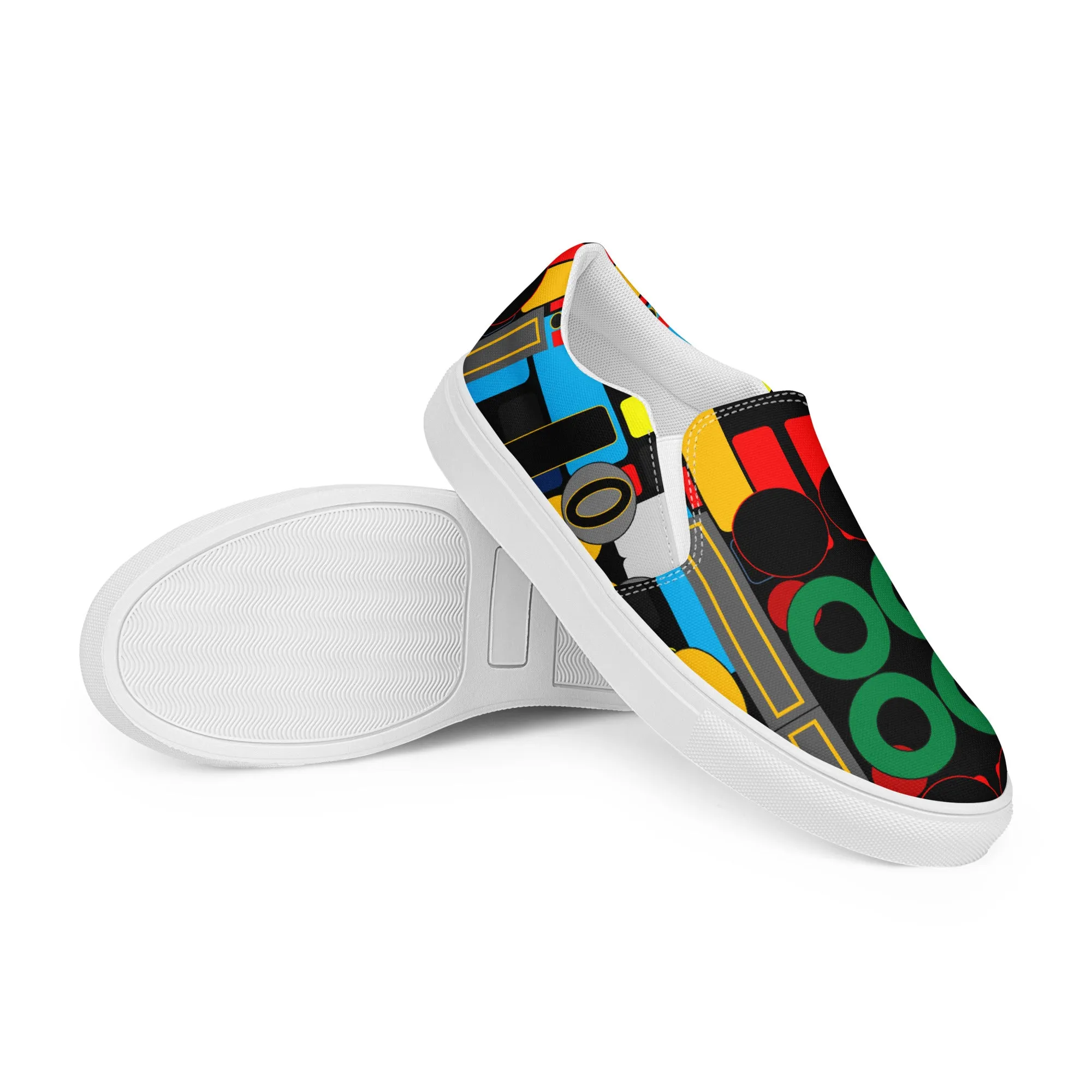 OD Women’s OBON SYM-Inspired slip-on canvas shoes