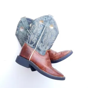 OLD WEST Leather Western Boots Unisex