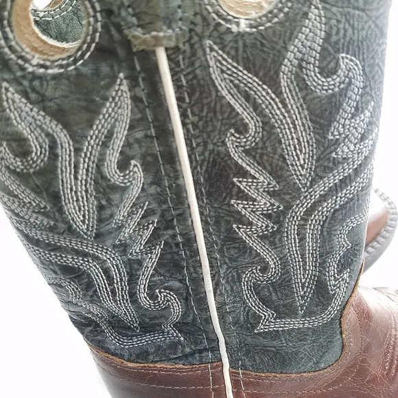 OLD WEST Leather Western Boots Unisex