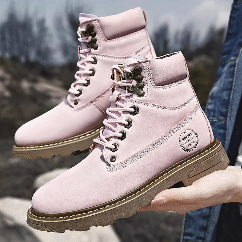 Outdoor Sports High-top Shoes Men's Rhubarb Boots Tooling