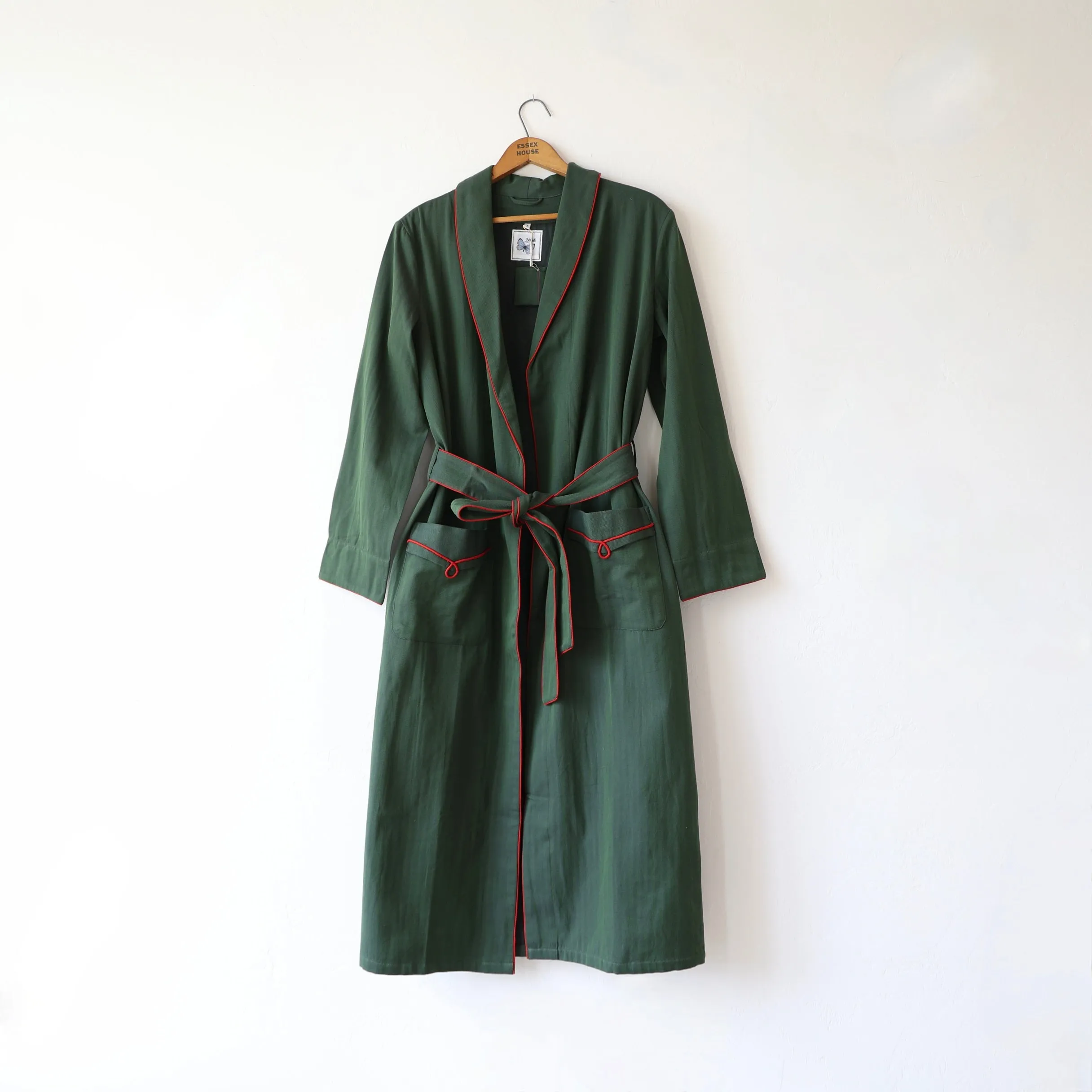 P. Le Moult Dressing Gown - Green/Red