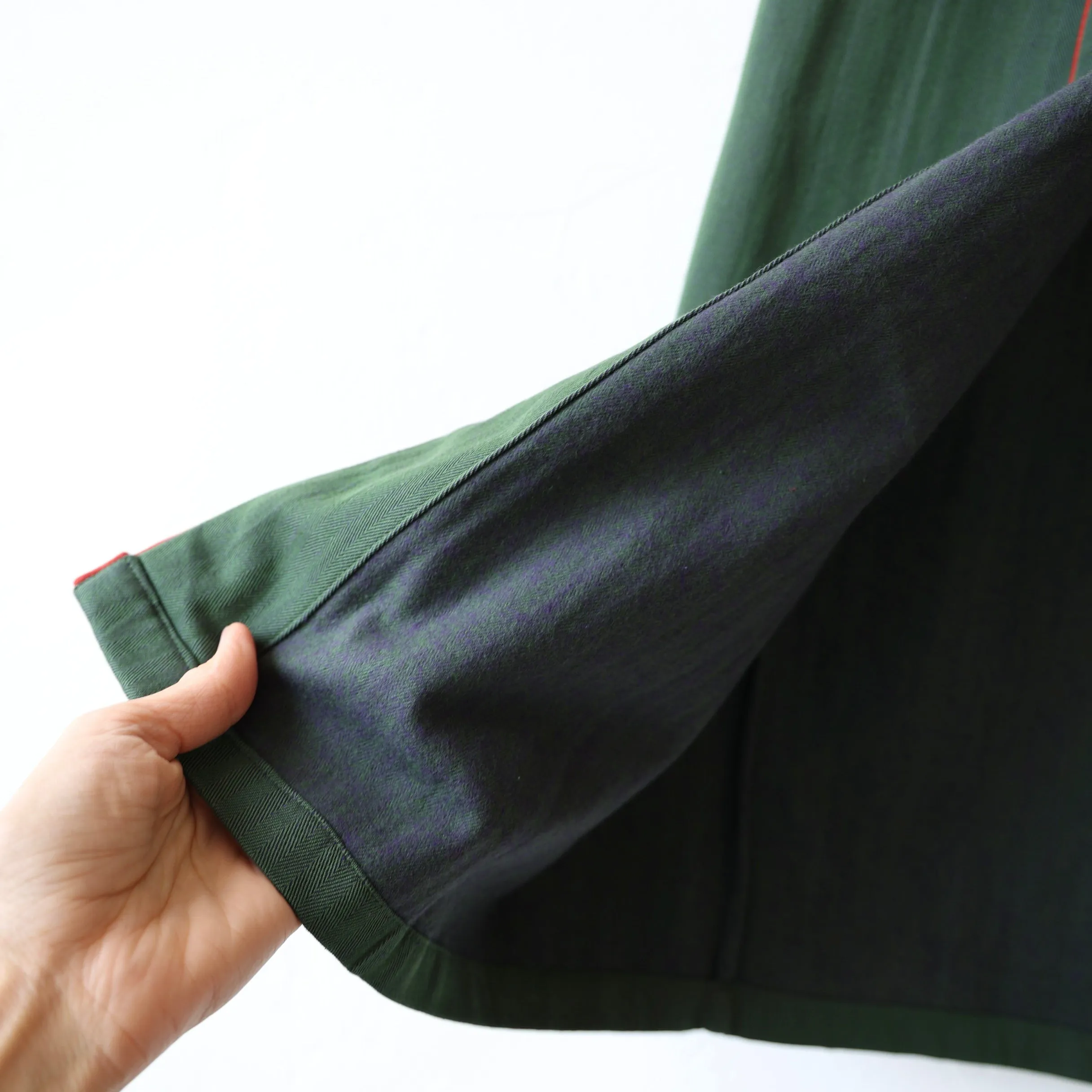 P. Le Moult Dressing Gown - Green/Red