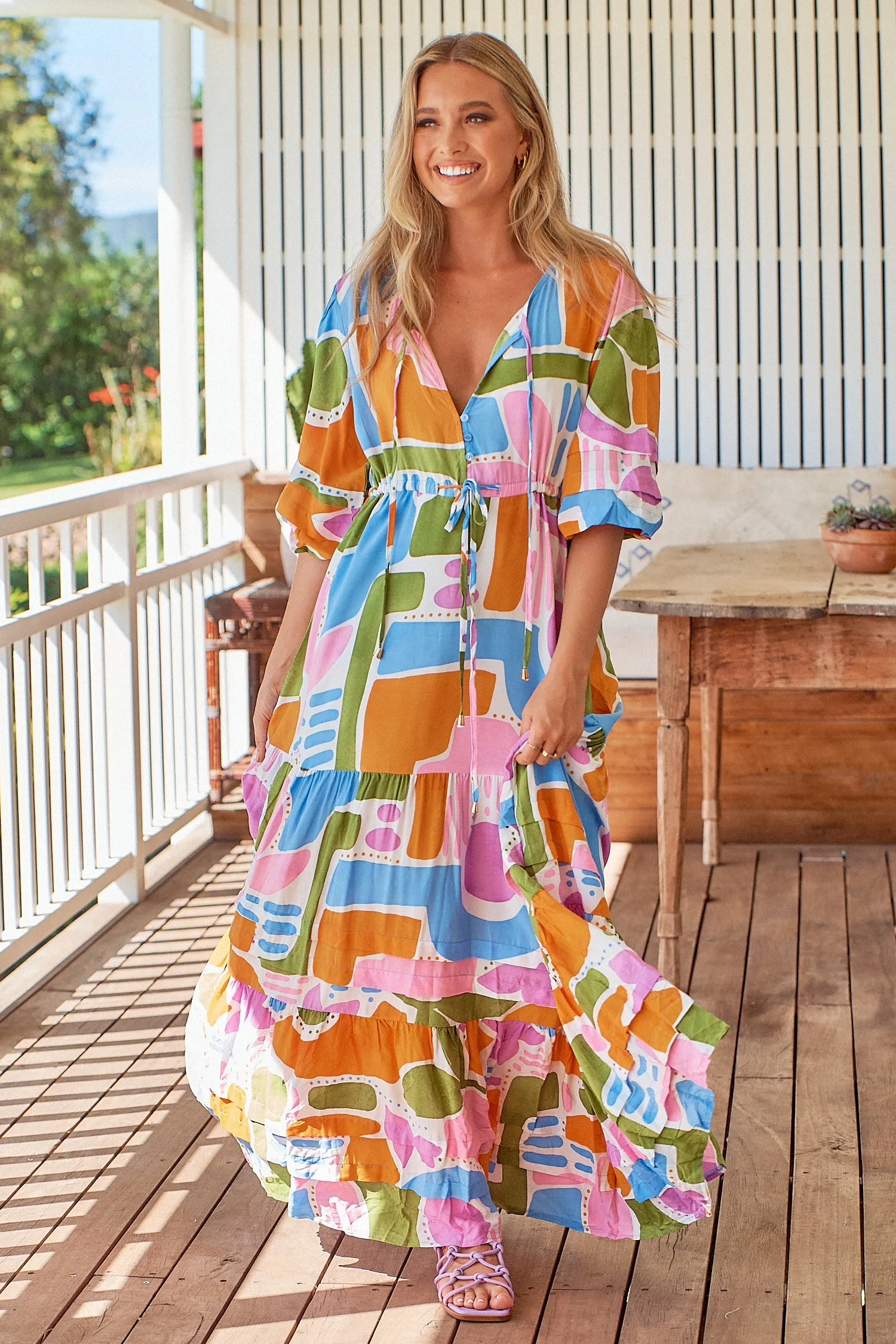 Pablo Print Mariana Maxi