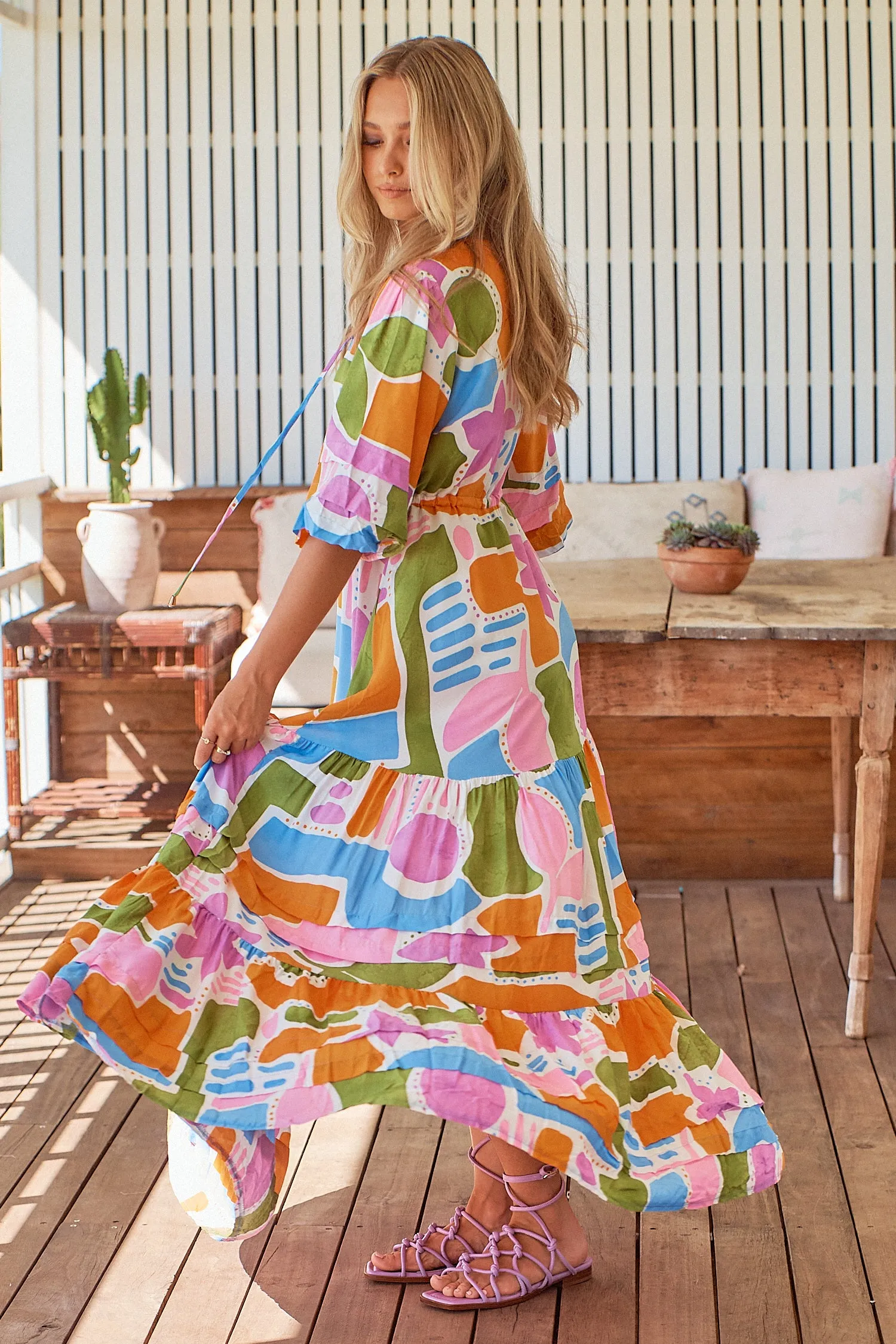 Pablo Print Mariana Maxi