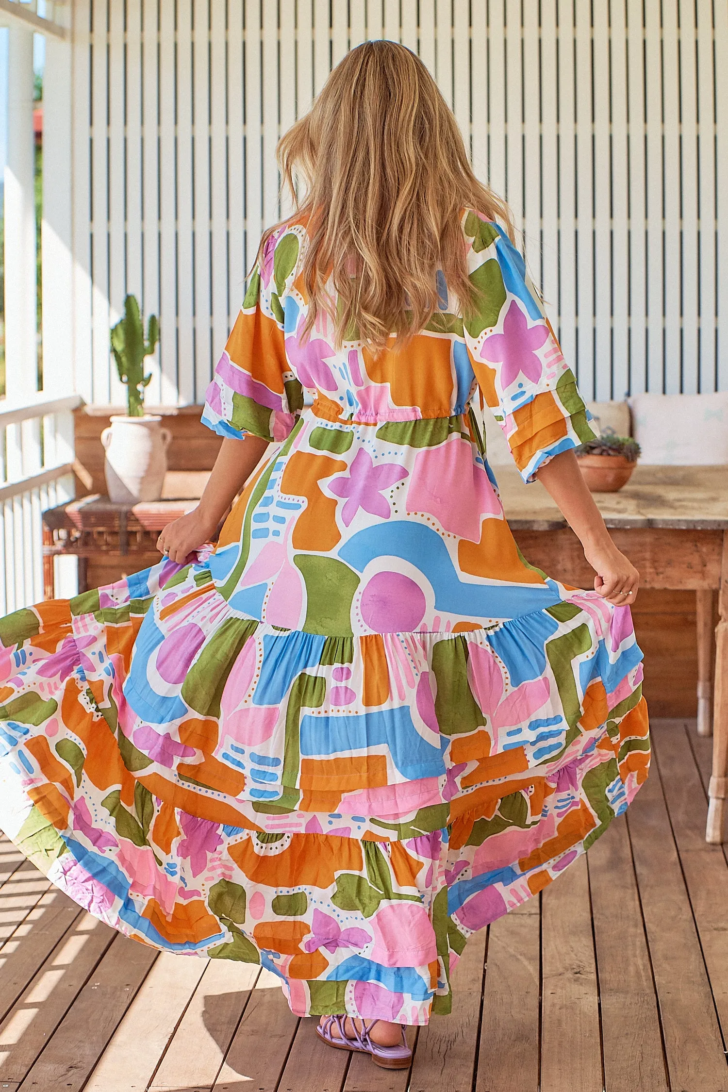 Pablo Print Mariana Maxi