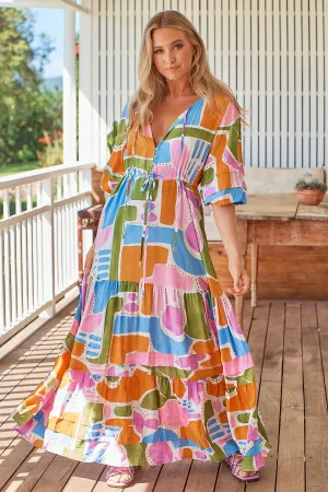Pablo Print Mariana Maxi