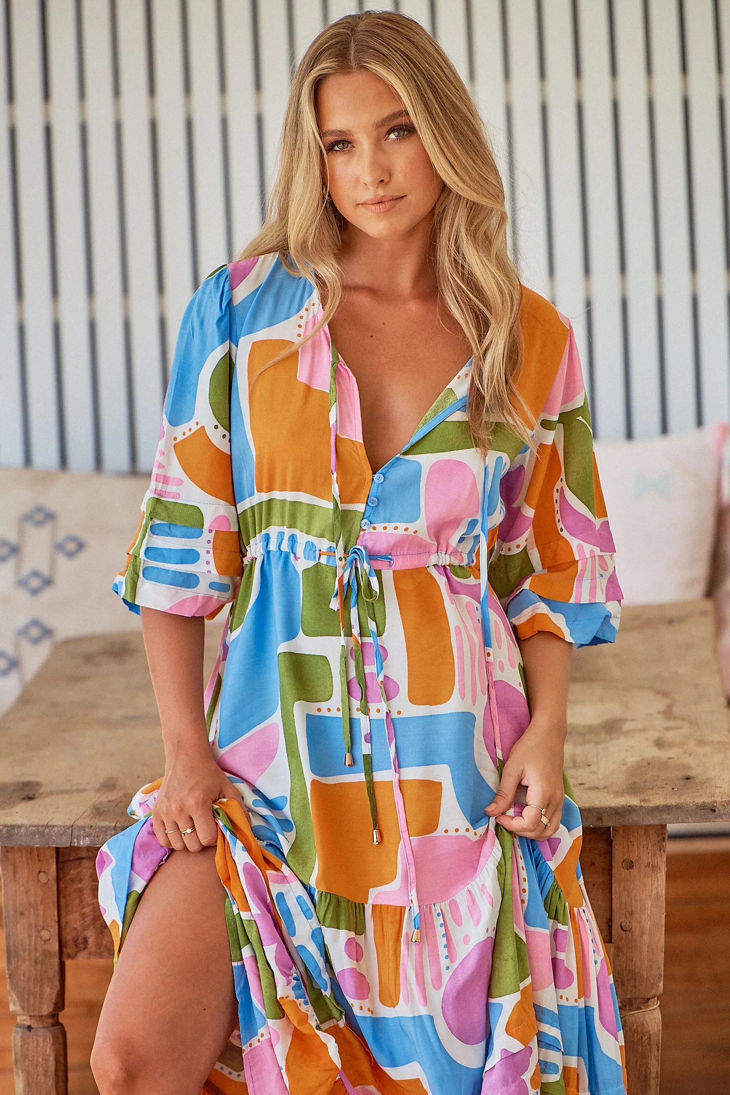 Pablo Print Mariana Maxi