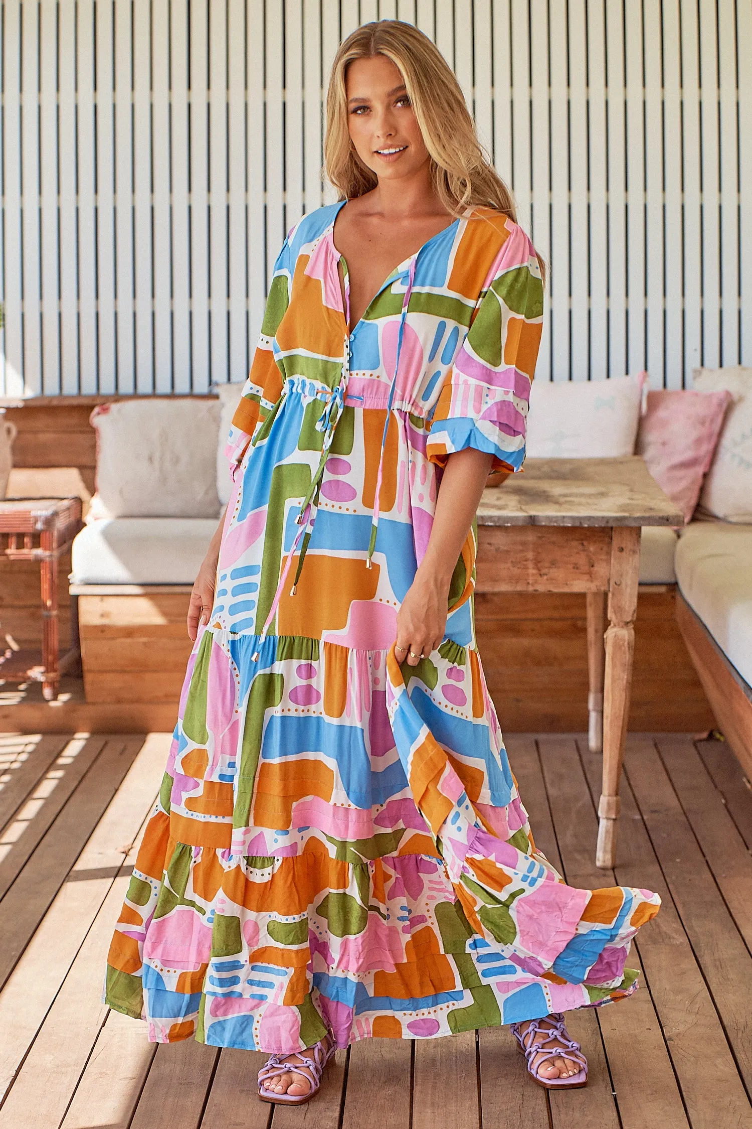Pablo Print Mariana Maxi