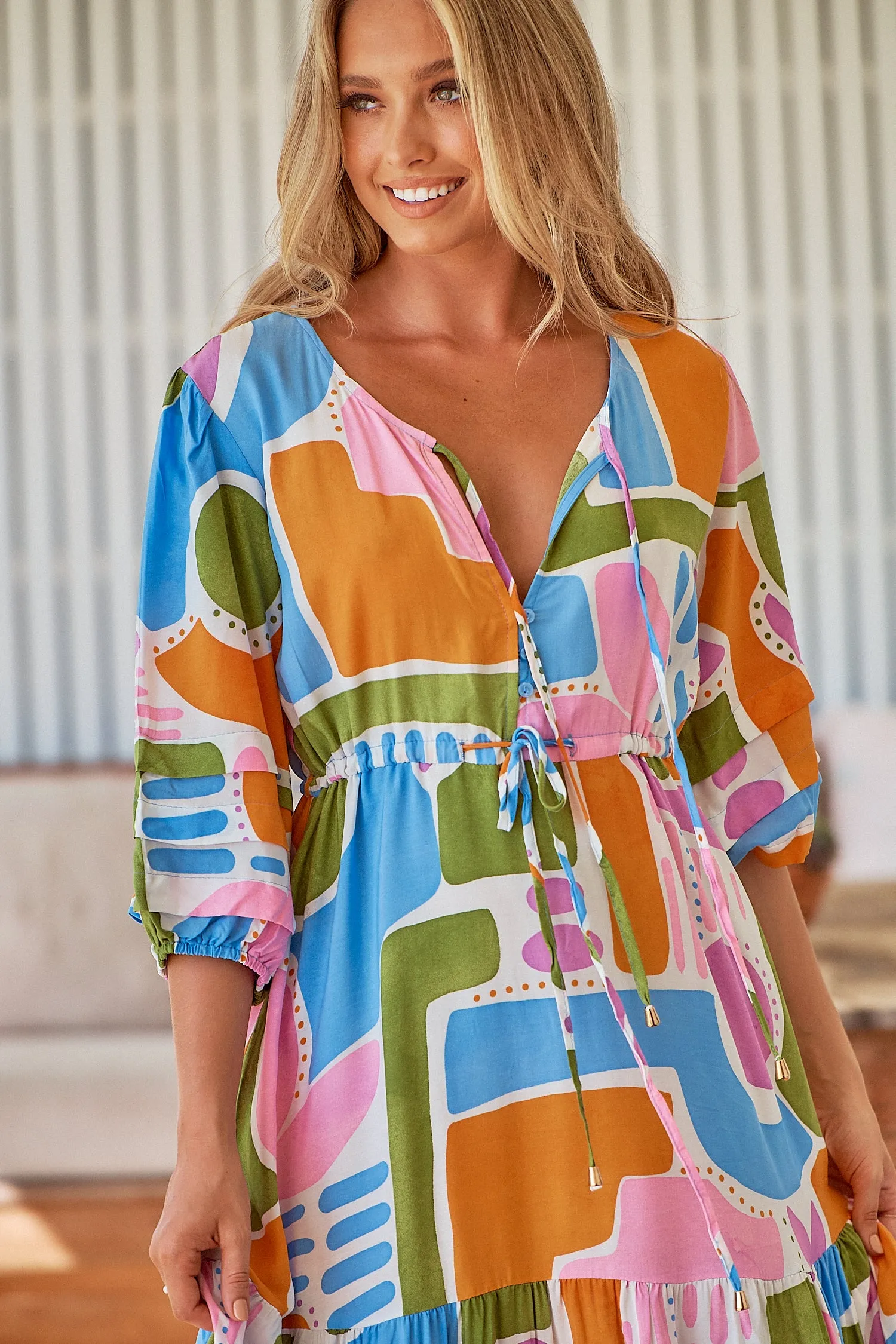 Pablo Print Mariana Maxi