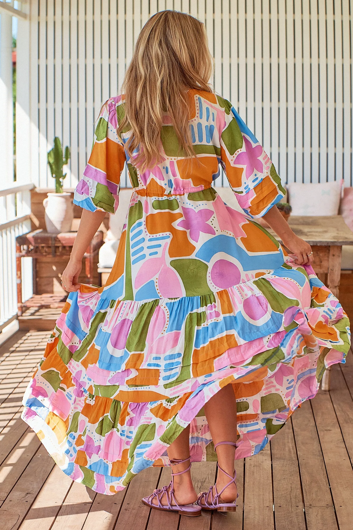 Pablo Print Mariana Maxi