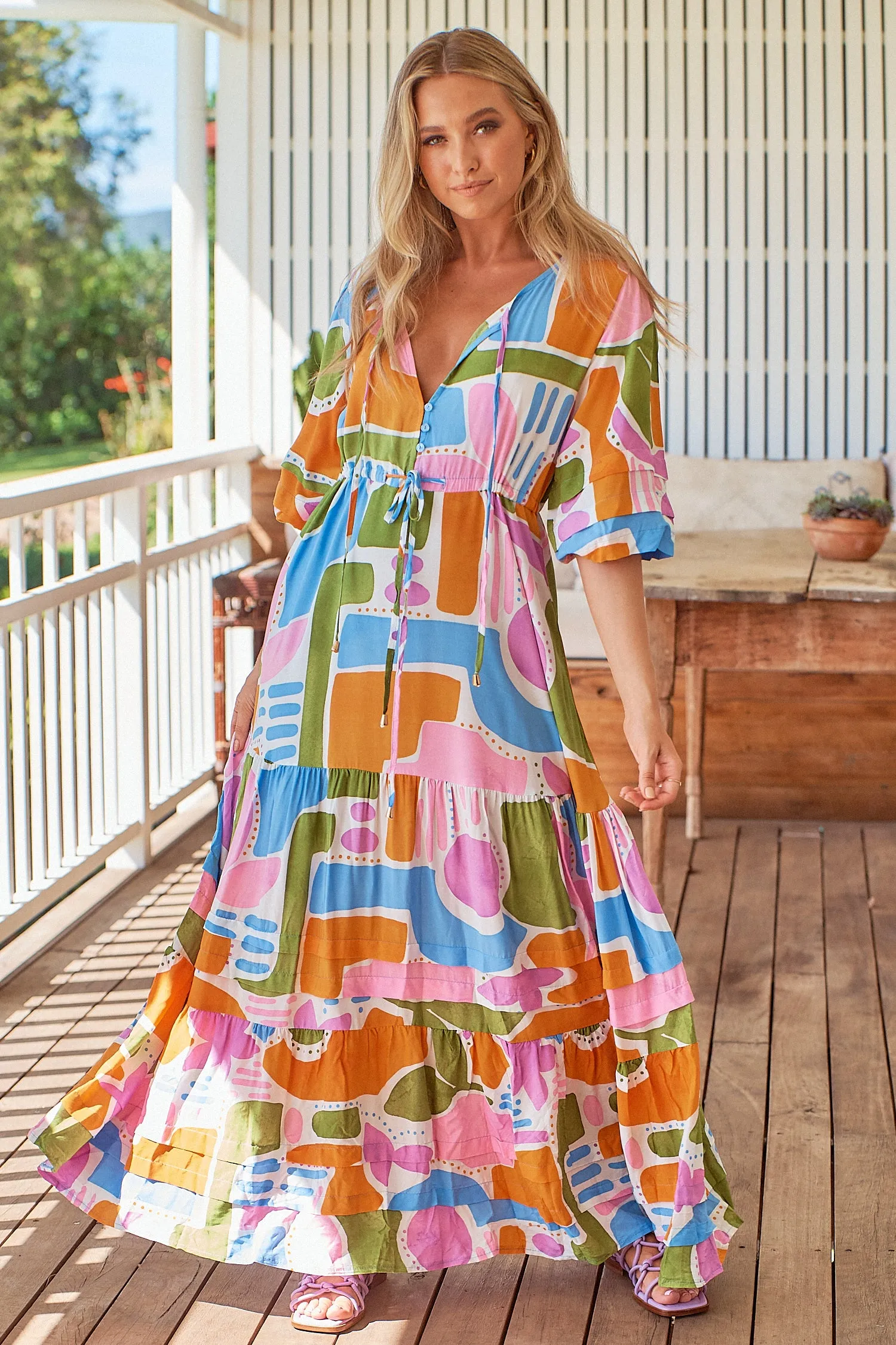 Pablo Print Mariana Maxi