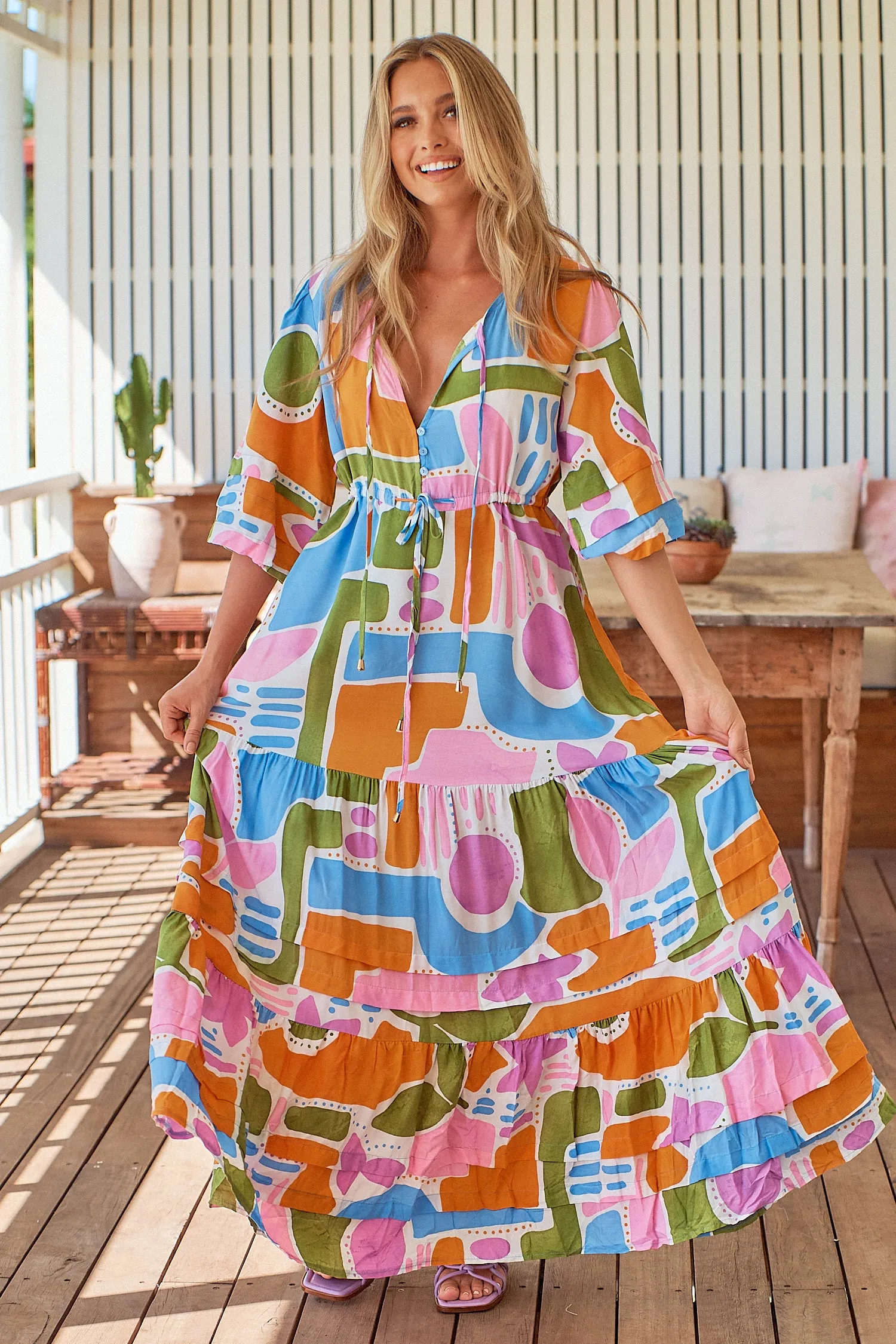 Pablo Print Mariana Maxi