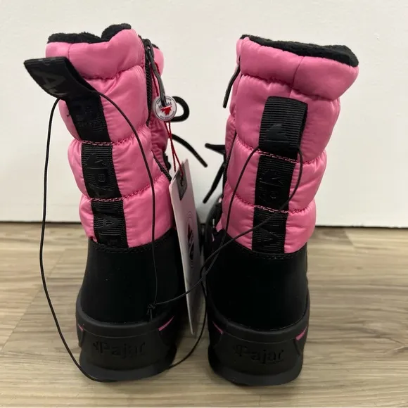 PAJAR Tirana -22F impermeable waterproof snow boots Pink Girls Sizes 2,4,5 NWOB