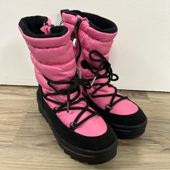 PAJAR Tirana -22F impermeable waterproof snow boots Pink Girls Sizes 2,4,5 NWOB