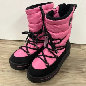 PAJAR Tirana -22F impermeable waterproof snow boots Pink Girls Sizes 2,4,5 NWOB