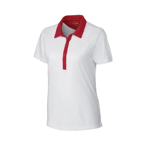 Parma Colorblock Tech Jersey Womens Polo - Darks