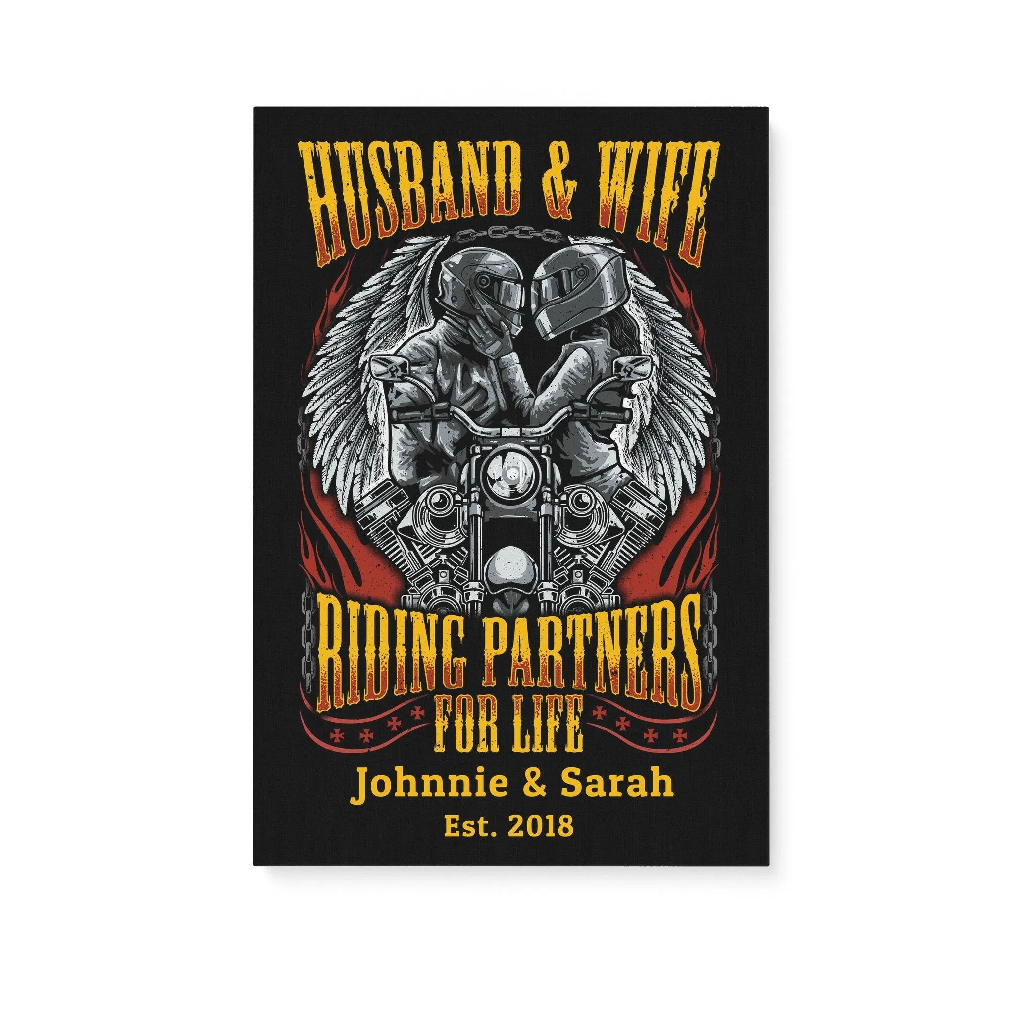 PERSONALIZED - Husband & Wife - Premium Matte Canvas