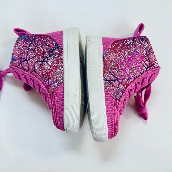 Pink Printed Canvas BILLY Classic Lace Highs size 5M new