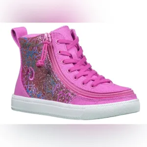 Pink Printed Canvas BILLY Classic Lace Highs size 5M new