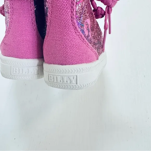 Pink Printed Canvas BILLY Classic Lace Highs size 5M new