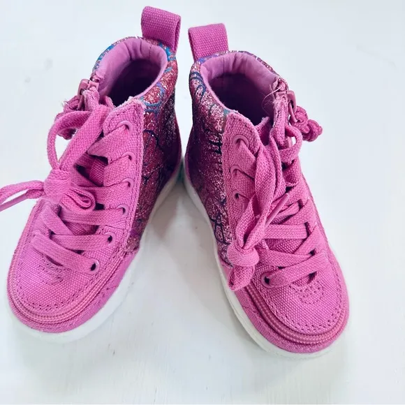 Pink Printed Canvas BILLY Classic Lace Highs size 5M new