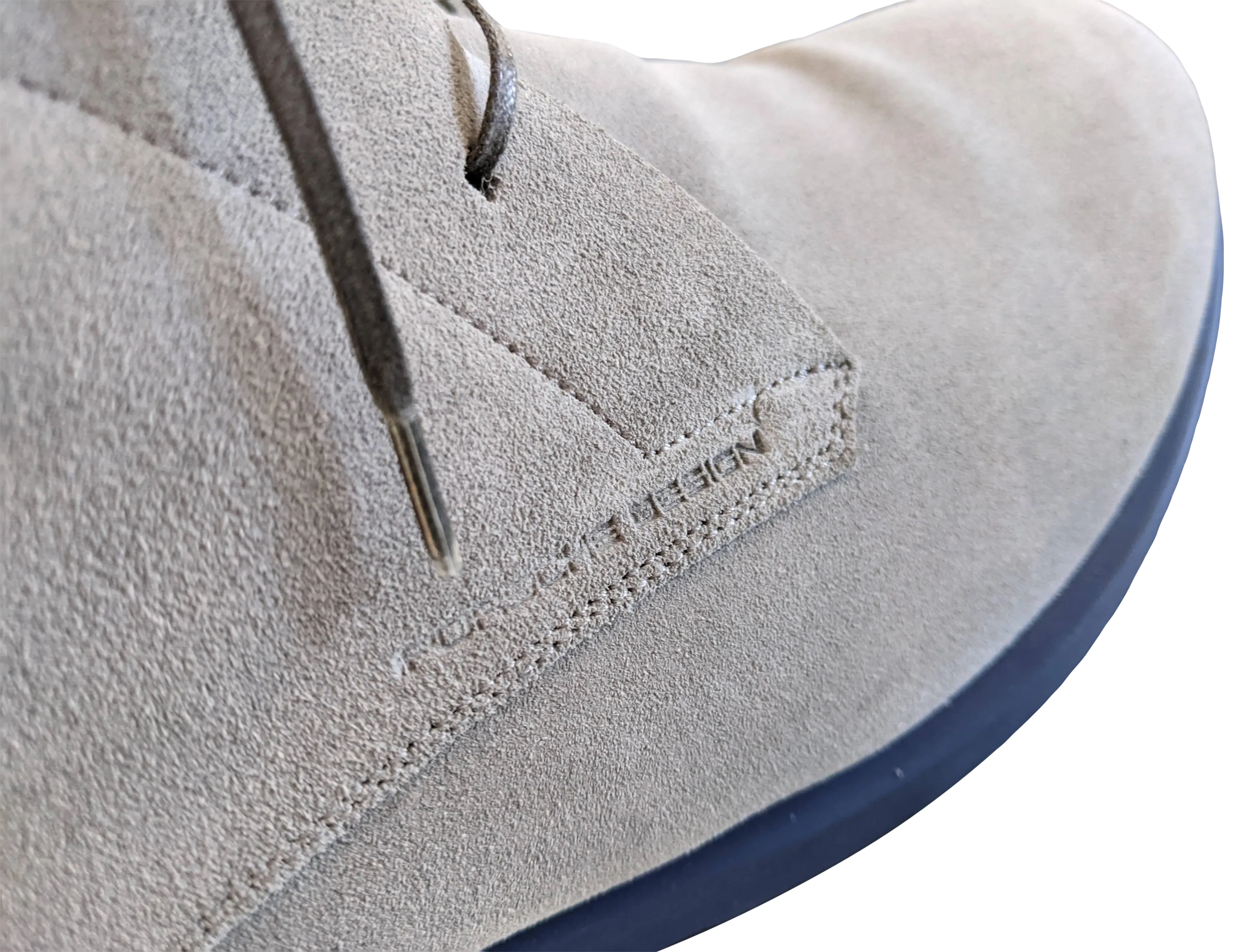 Porsche Design Grey Suede with Blue Sole P'1700 Men Lace Up Shoes Boots Sz44