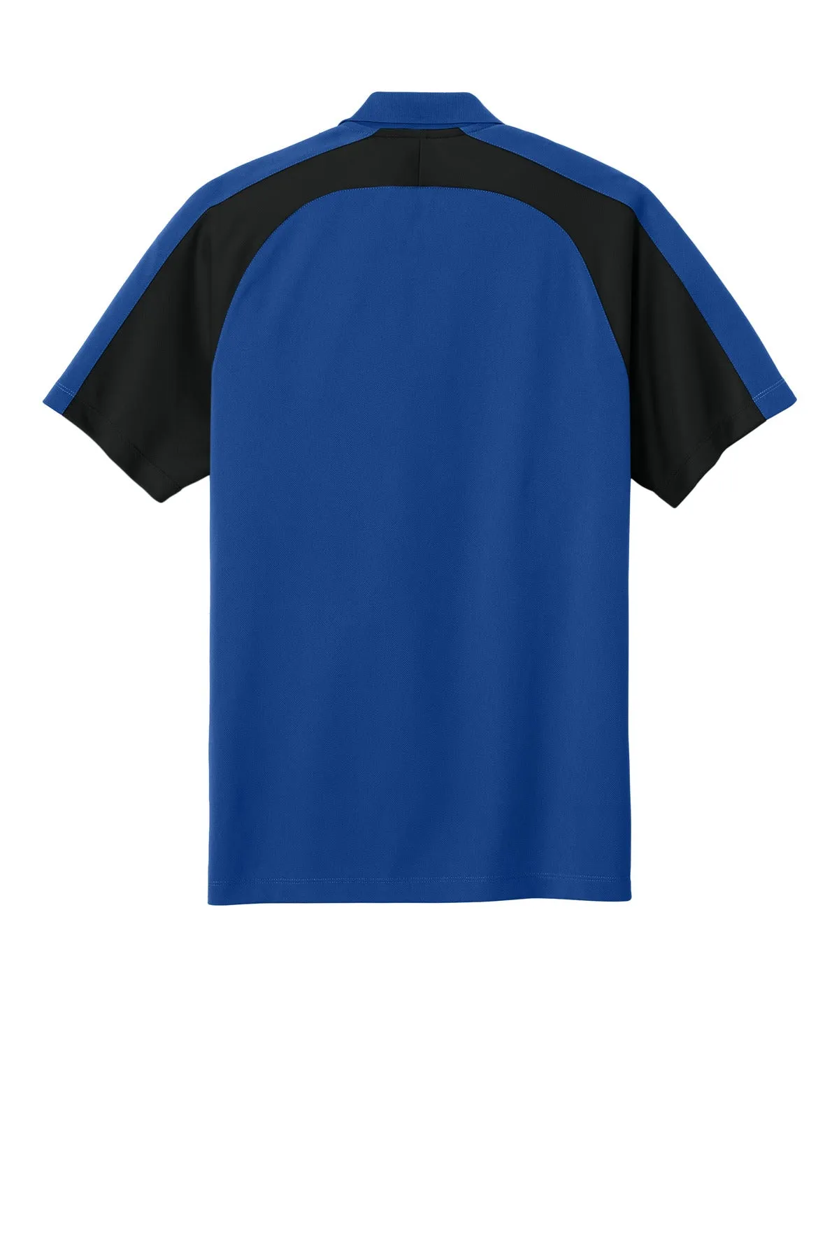 Port Authority Wearever Performance Pique Colorblock Polo K247 True Royal/ Black