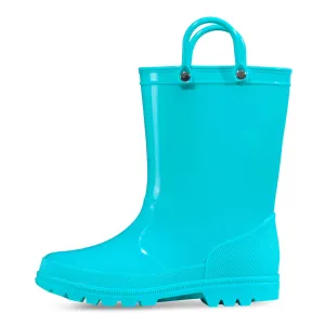 PVC Turquoise Waterproof Rubber Rain Boots
