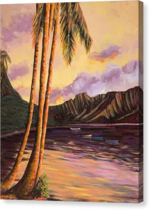"Glowing Kualoa 1"  - Canvas Print
