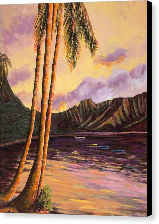 "Glowing Kualoa 1"  - Canvas Print