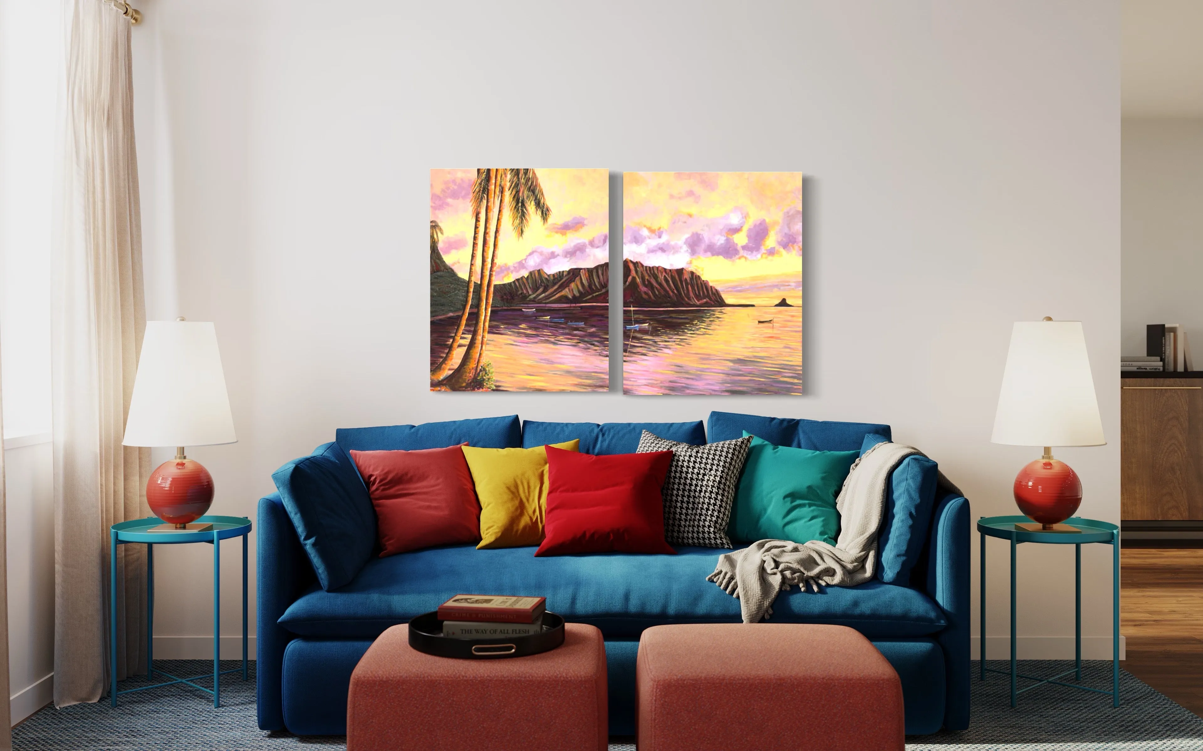 "Glowing Kualoa 1"  - Canvas Print