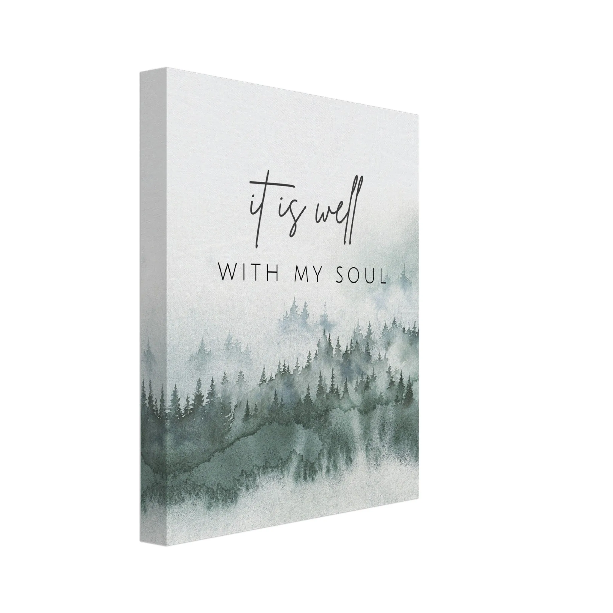 "It Is Well With My Soul" Canvas Wall Art Print